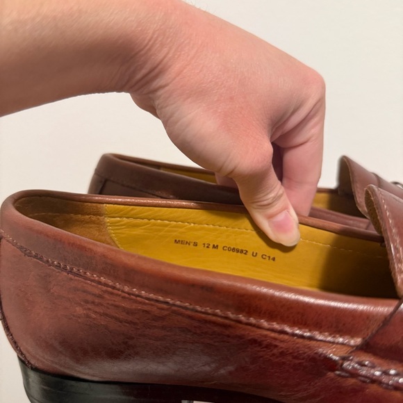 Cole Haan Nike Air Brown Leather Shoes Men’s Size 12 - Picture 3 of 12